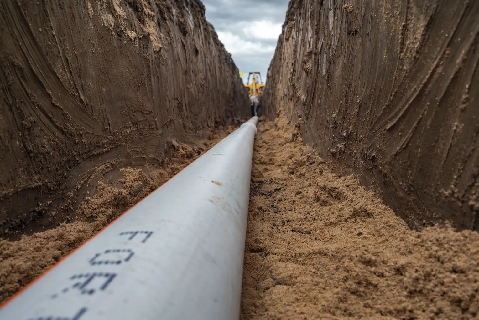 Instalación de redes sanitarias en proyecto industrial